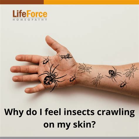 Formication describes the feeling of insects crawling on or under the . . Why do i feel itchy like bugs are crawling on me
